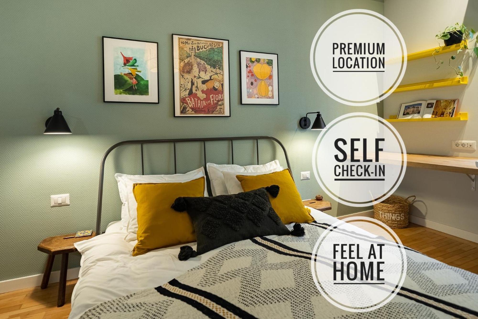 Bohemian Apartment In Old Town - Self Check-In Букурещ Екстериор снимка